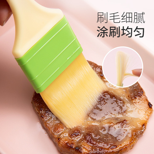 High temperature resistant barbecue tool oil brush baked food brush kitchen pancake egg liquid brush nylon hair brush wool oil brush