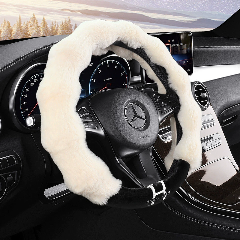 Plush winter steering wheel, 2023 collection, direct factory sales