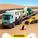 Children's storage container truck suit foldable storage transporter model toy car enrollment gift wholesale