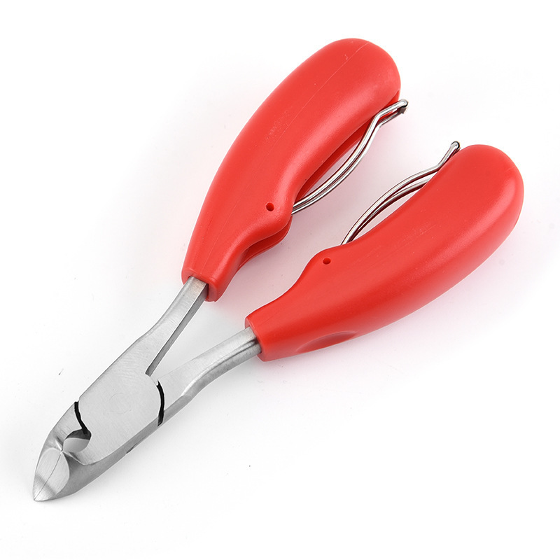 뿔독수리 부리펜치-레드 [PP손잡이]