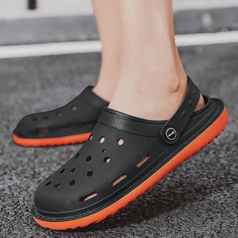 Otoño de 2025 nuevos zapatos de agujero huecos con suela suave, zapatillas casuales para el exterior, zapatillas frías, Amazon transfronterizas