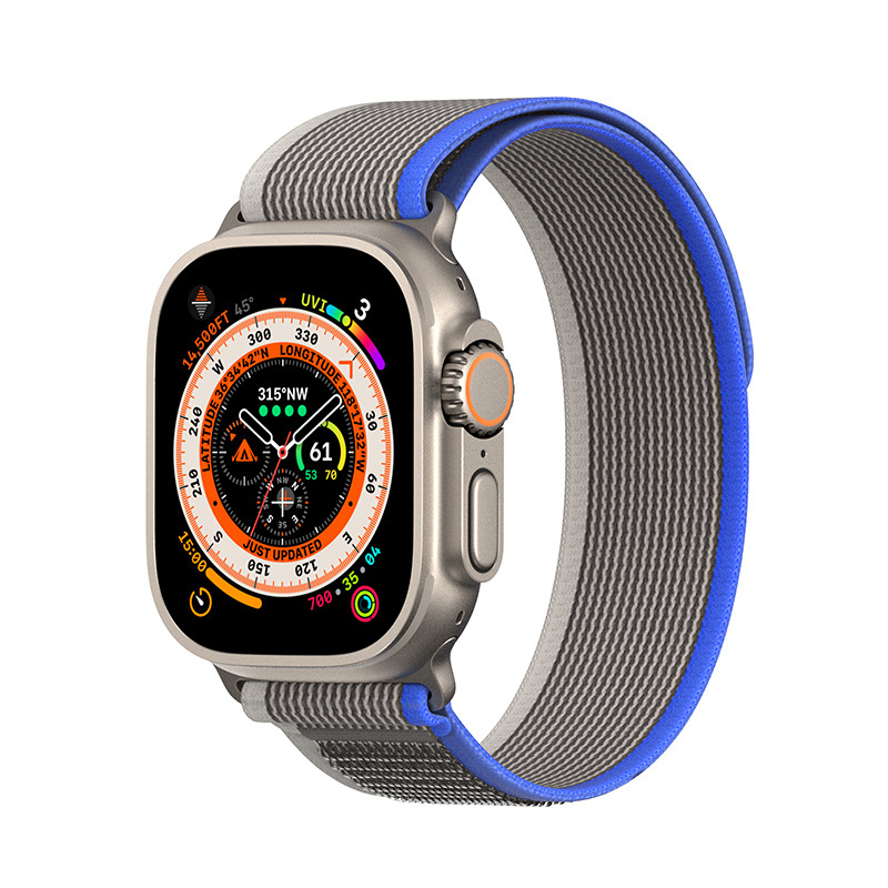 Adecuado para applewatch nylon tejido Apple Watch banda iwatch8 Wild Trail banda de reloj universal image 9