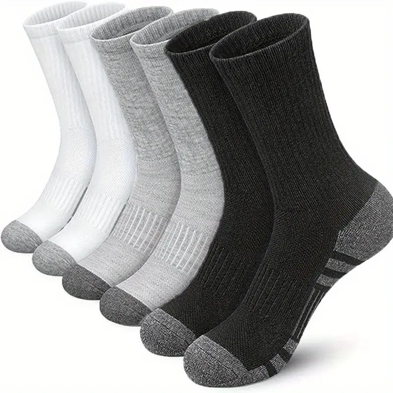 Cross-Border Large Size Autumn and Winter Socks for Men, Long Cotton Socks, Sports Export Wholesale, Spring and Autumn Style Mid-Calf Mesh Socks, Sweat-Absorbent