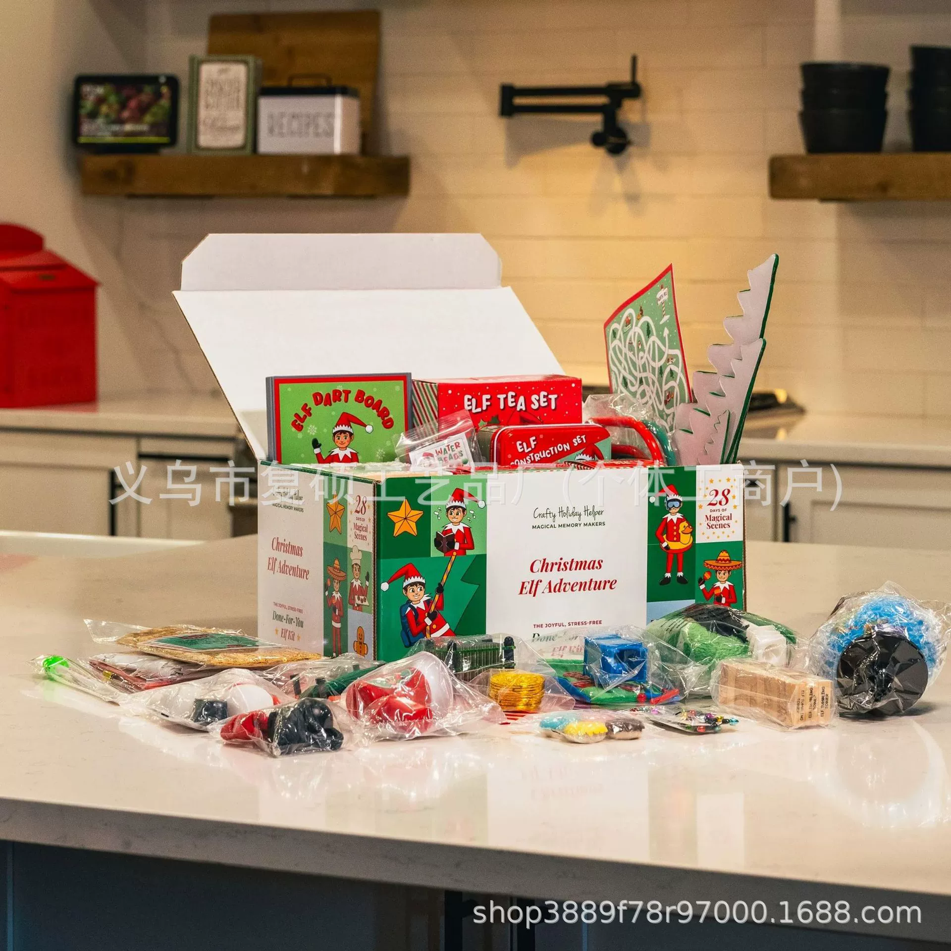 Трансграничный новый продукт, набор для приключений Рождественского эльфа, подарки, подарочная коробка для приключений Рождественского эльфа