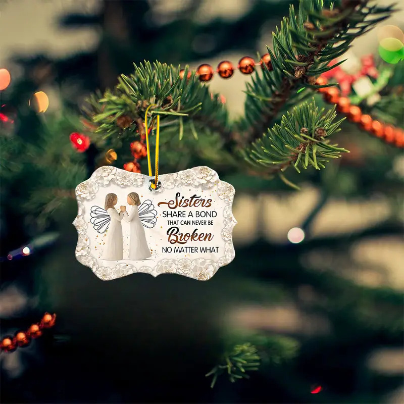 友情についてのクロスボーダークリスマスアクリルフラットペンダントクリスマスツリー装飾ペンダント2Dカーペンダント|undefined