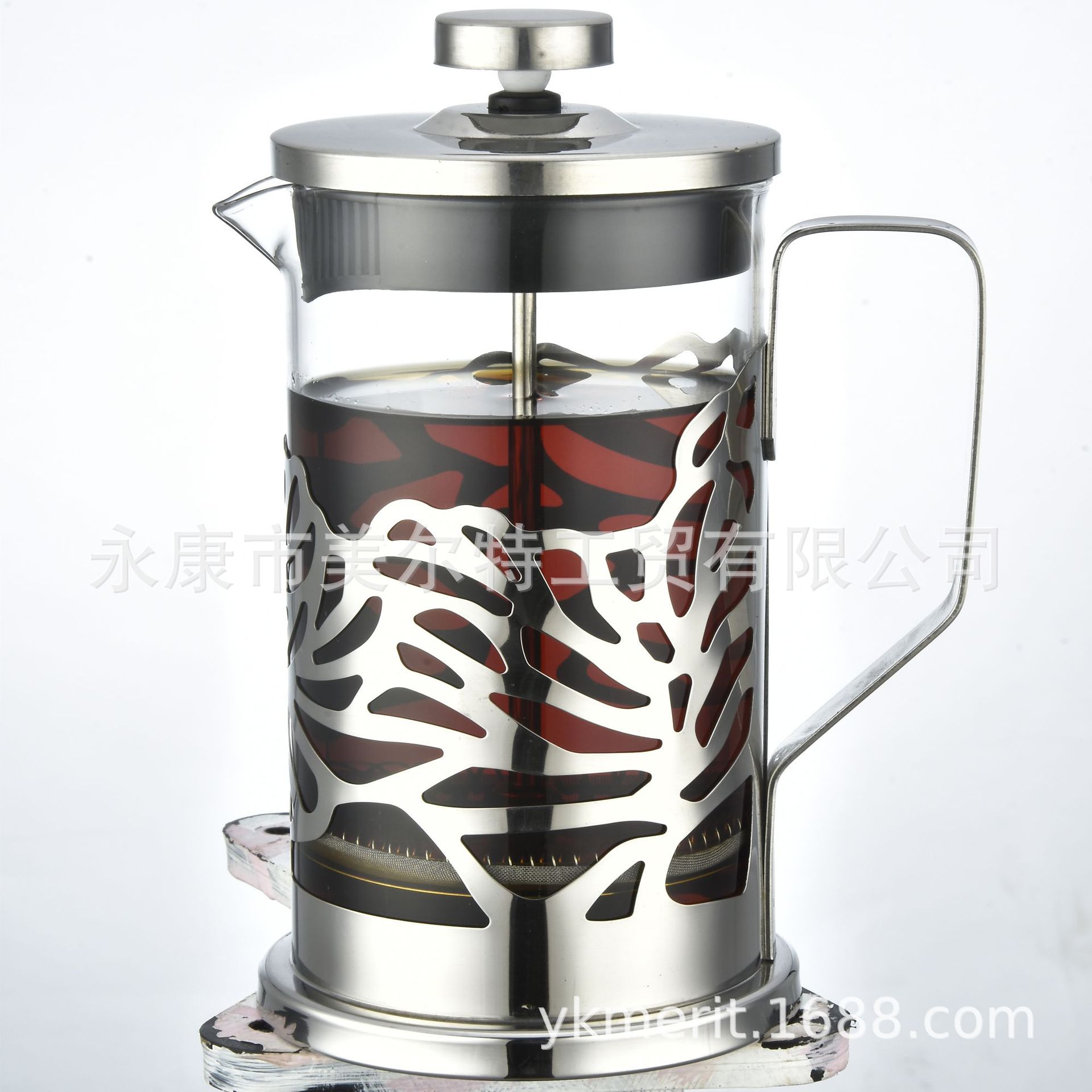 Cafetera Prensa Francesa de Vidrio de Borosilicato Alto para Hogar