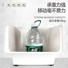Single-bead universal wheel wheel storage box roller trash can nightstand cabinet load-bearing ball convenient no-drilling self-adhesive
