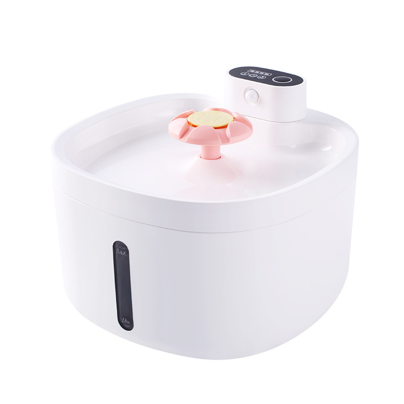 Dispensador de agua para mascotas alimentador de agua para perros inteligente inducción de larga resistencia dispensador de agua para gatos fácil limpieza suministros para mascotas