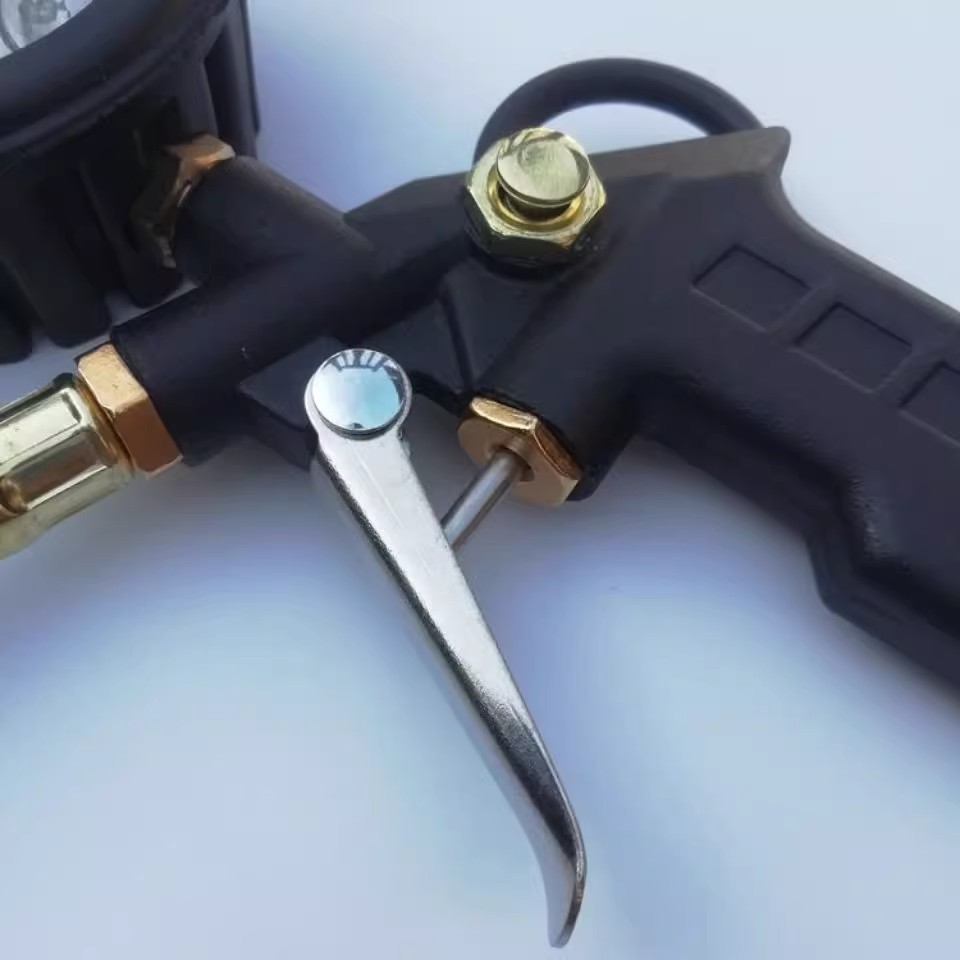 High-Precision Tire Pressure Gauge Air Pressure Gauge with Inflatable Car Tire Pressure Monitor Oil-Filled Tire Pressure Gauge Inflatable Air Gun