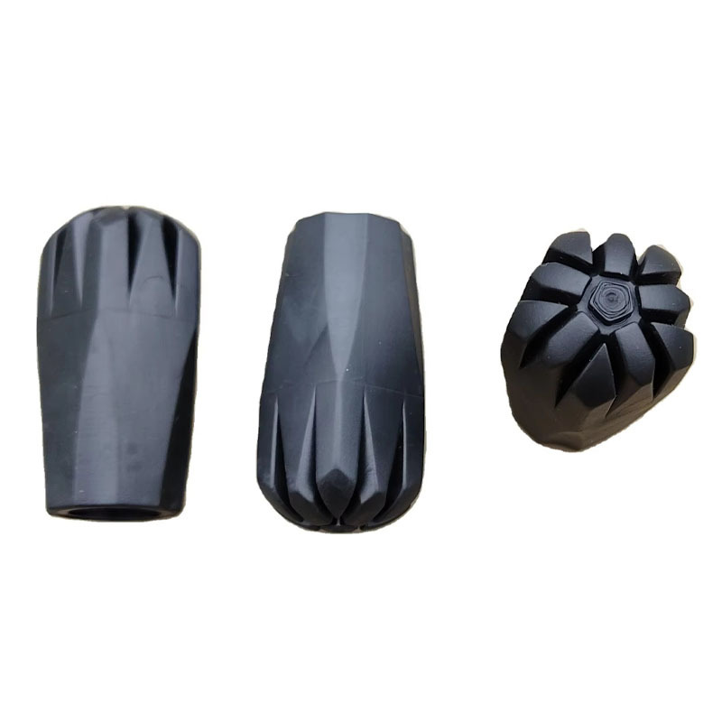 登山杖脚垫胶套配件防滑耐磨底脚拐杖橡胶底垫减震杖尖保护脚套12