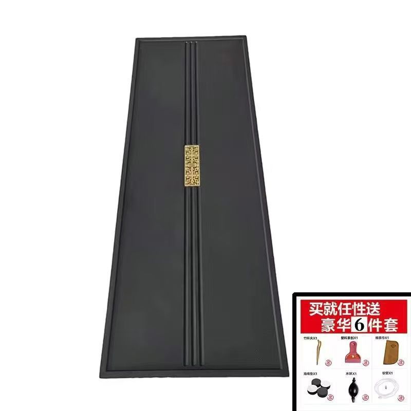 Nuevo tipo de mesa de té sintética de piedra de oro integral imitación de piedra doméstica oficina moderna simple drenaje directo