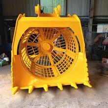 出口外贸矿山石料滚筒筛河道清理设备旋转石子分离器液压筛沙斗