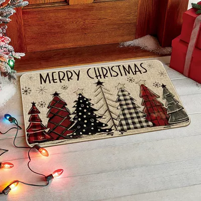 Avtomobil döşəmə paspasları — Easy-care Dirty-resistant Non-slip Entrance - christmas-9-4060cm