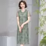 春夏新款大码印花连衣裙