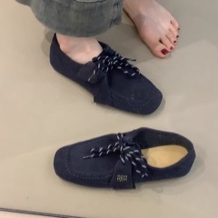 現品金 ~ レトロな四角いボブの靴はカンガルーの靴を持っています。