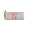 Brand cute pencil case for elementary school students, organizer bag with zipper, South Korea, with little bears, with embroidery