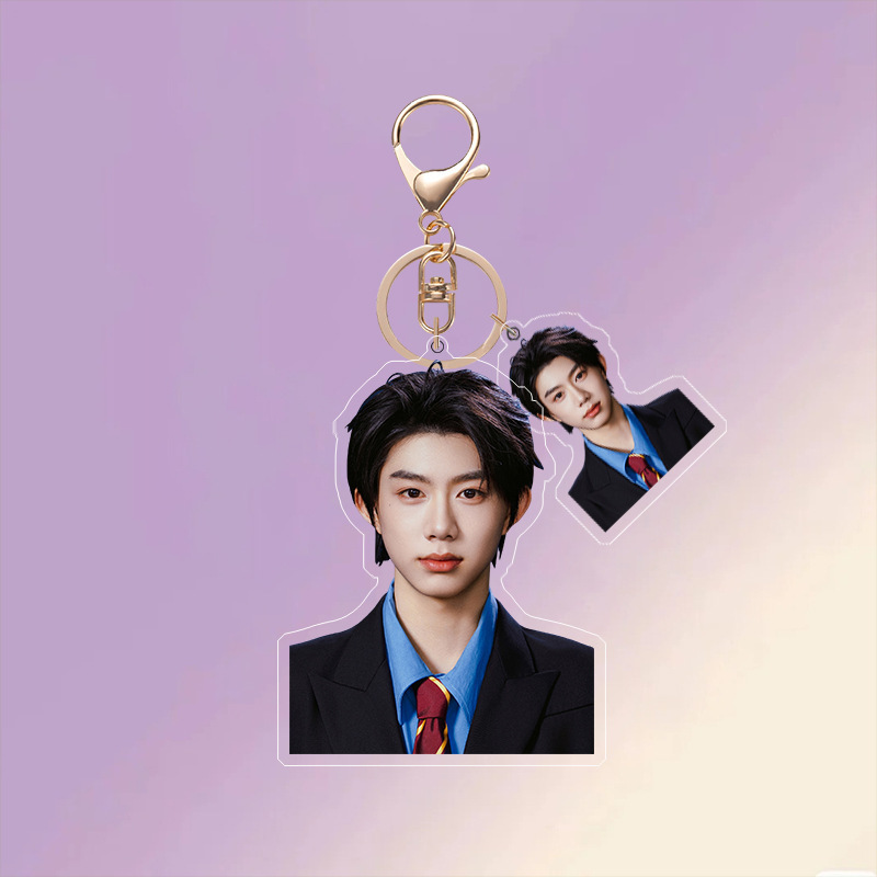 TF Family Fourth Generation Keychain Chen Yiheng Acrylic Backpack Pendant Celebrity Merchandise Support Gift Wholesale Customization