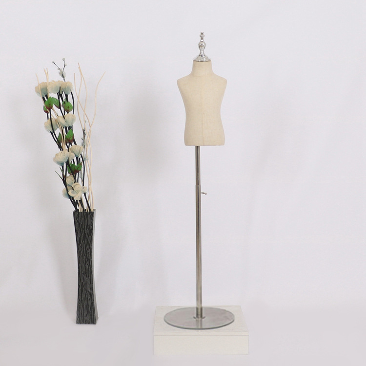 Modelo DE LOS NIÑOS apoyos medio cuerpo soporte con diadema mano ventana pantalla soporte niños y niñas tienda de ropa modelo estante image 4