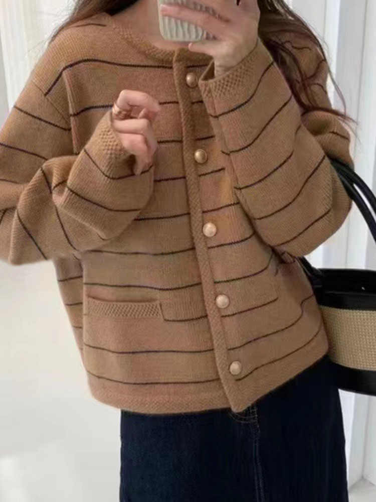 Winter knitted jacket
