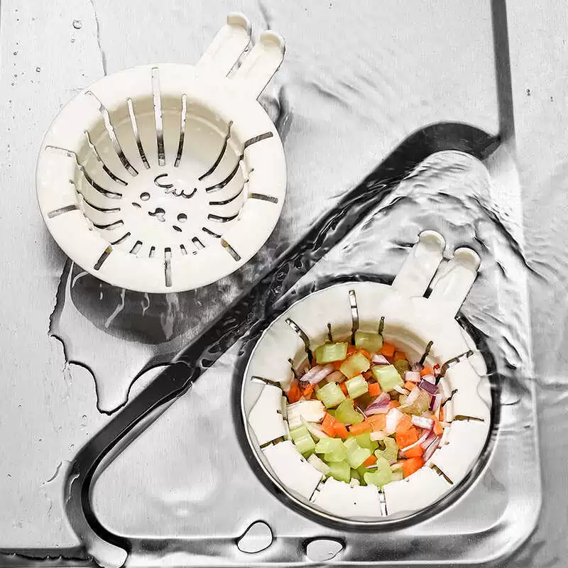 Новый кроличий ушной водяной фильтр корзина с ручкой кухонные остатки фильтрация для предотвращения засора дренажной сетки чтобы избежать грязных рук