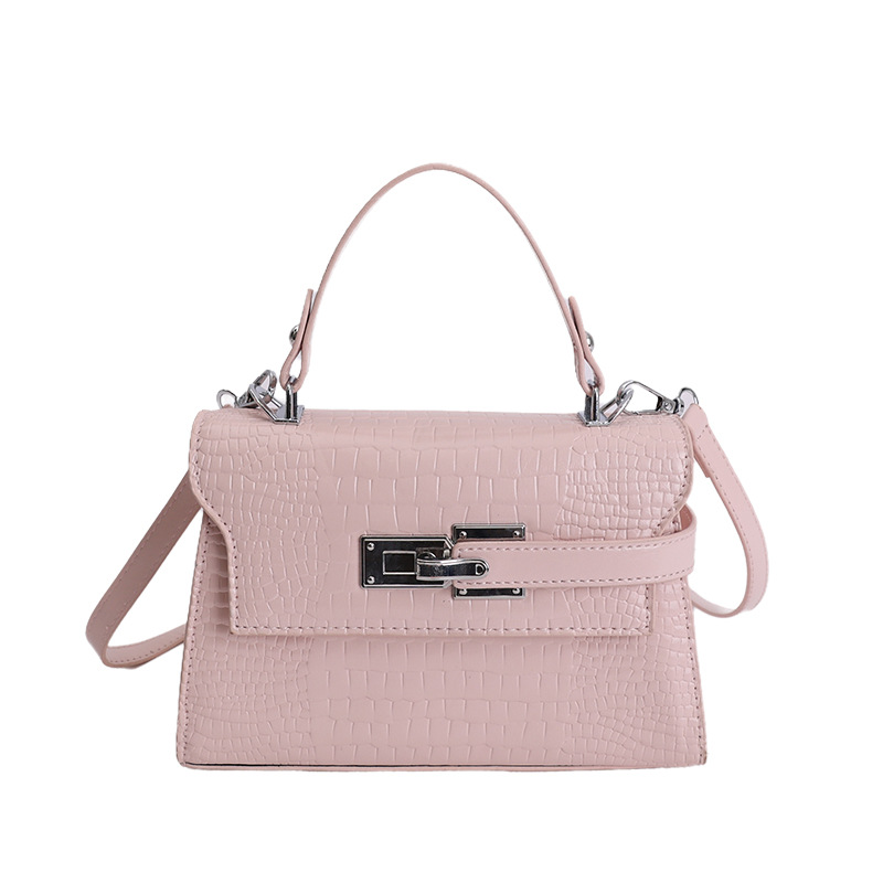 Nicho coreano Cocodrilo portátil Kelly bolso pequeño para mujeres nuevo estilo de alta moda versátil exquisito mochila
