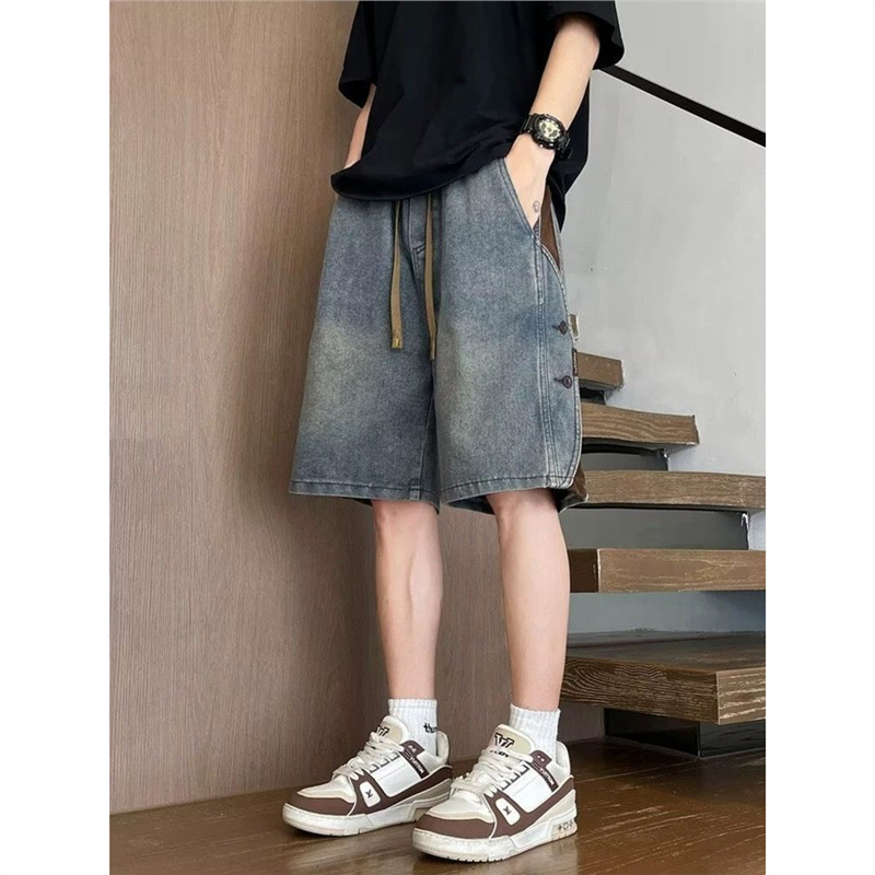 Retro denim skirt