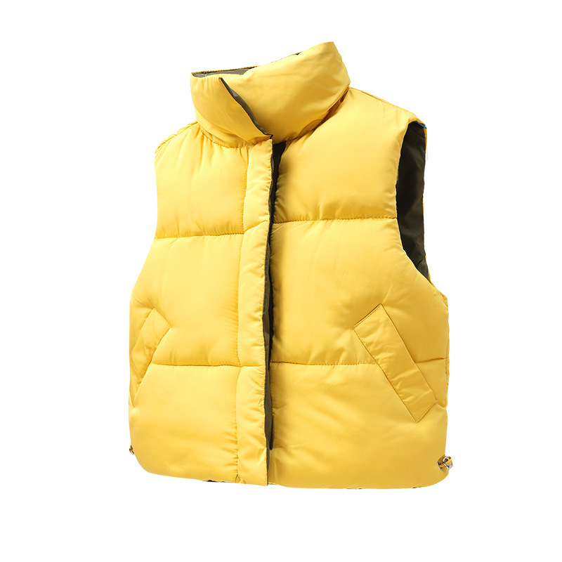 2024 ropa para niños nueva ropa para niños bebés niños y niñas Chaleco de cuello de pie ropa exterior para niños chaleco cálido Chaleco de algodón para niños