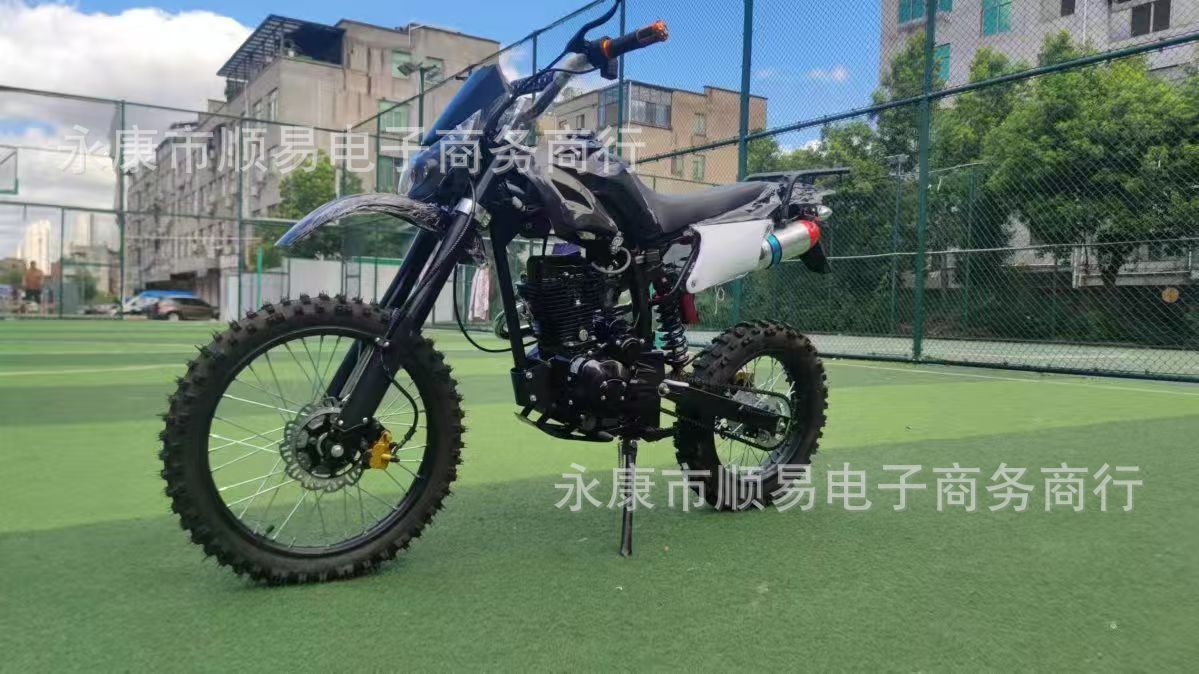 Two-Wheeled Off-Road Motorcycle 150C Adult Gasoline Mini Mountain Bike All-Terrain Venue Road Race
