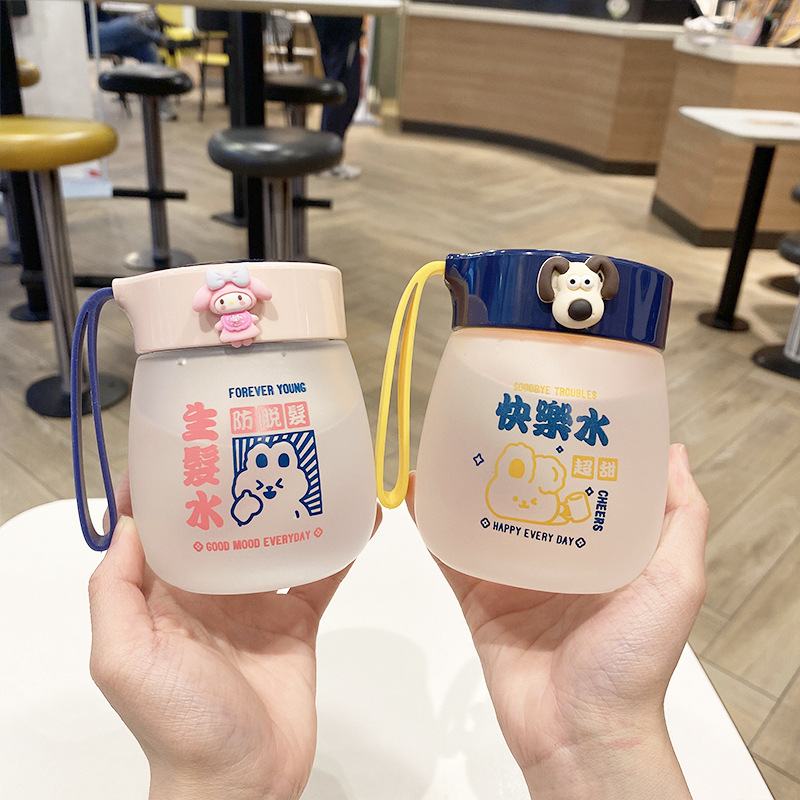 Handheld small glass tea cup for home use scaled