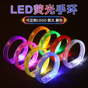 Fluorescence flashing bracelet, with your logo imprint
