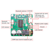 Bluetooth 5.0 Неэтруктивный звук модуль модуля Bluetooth Decoding Poard Diy Audio Modific