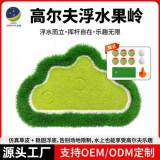 SEEKFUNS高尔夫浮水果岭推杆练习器迷你golf果岭人造推杆果岭定制