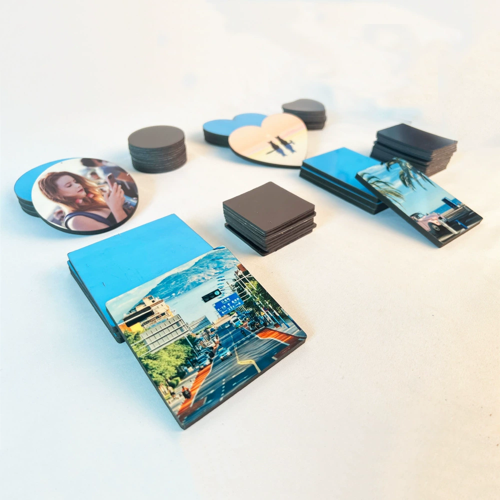 Wooden magnetic fridge magnet