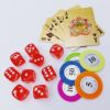 Spot Ackli transparent red dumper village code aluminum box poker chip box accessories dice accessories wholesale
