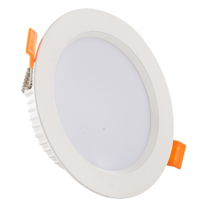 Sankesong LED de tres colores downlight que cambia la luz de la habitación de huéspedes del hotel ultrafino anti-niebla Downlight LED lámpara de techo empotrada para el hogar