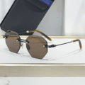 Black tortoise shell frame brown