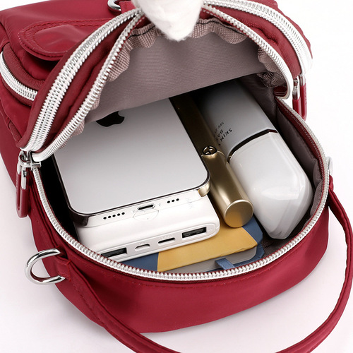 Bag Lady  New Trend Crossbody Bag Mother's Day Gift Casual Versatile Waterproof Korean Style Multi-Layer Crossbody Bag