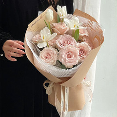 鏤空蜂窩紙藝術紙花店包花用的紙花束內襯紙花藝資材鮮花包裝材料