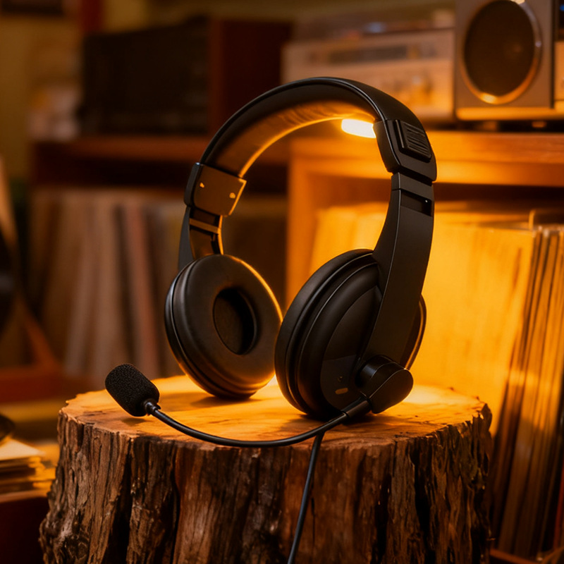 Nuevos auriculares con micrófono de baja latencia 3.5mm auriculares de computadora de escritorio para juegos de deportes