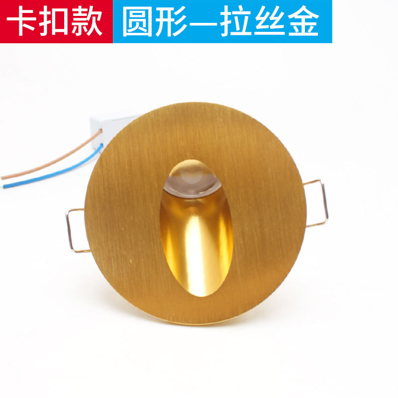 라운드 와이어-골드 (스냅 핏)