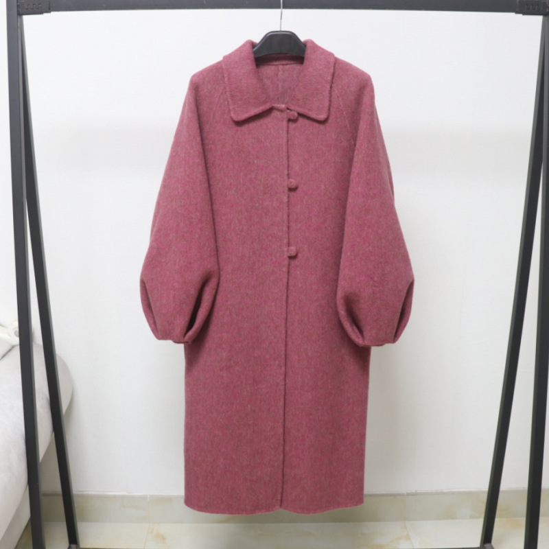 2025秋冬新款韩版宽松显瘦百搭中长款外套女高级感气质羊毛大衣