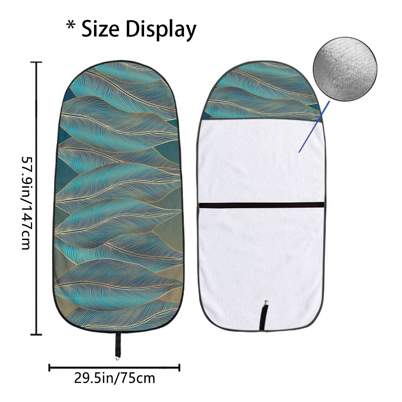 Car seat towel cover front seat protector suitable for gym and exercise, universal for all seasons, car use 132