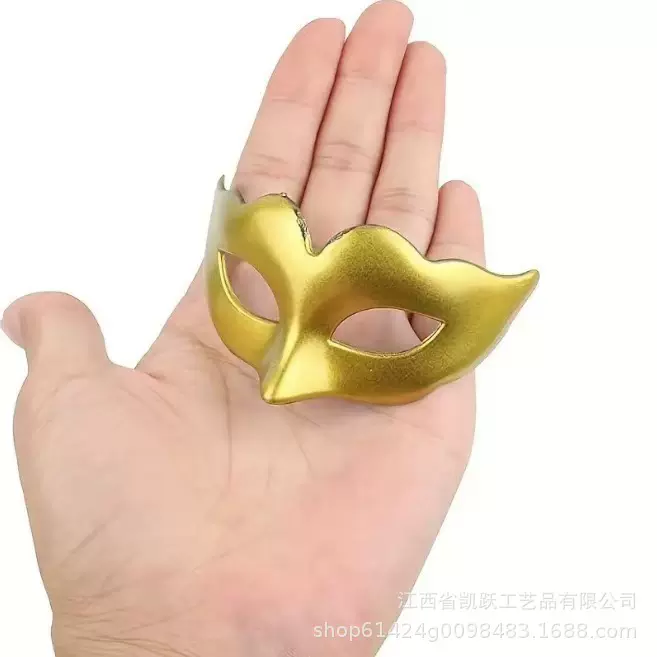 喷漆迷你型小小娃娃装饰面具  万圣节派对 舞会面具