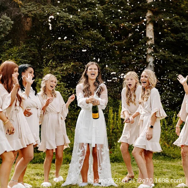 Etsy Amazon Export Best-Selling Custom Name Pajamas Nightgown Mother's Day Gift Bestie Set Souvenir