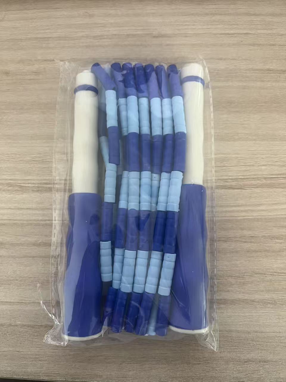 竹节跳绳【蓝白色】