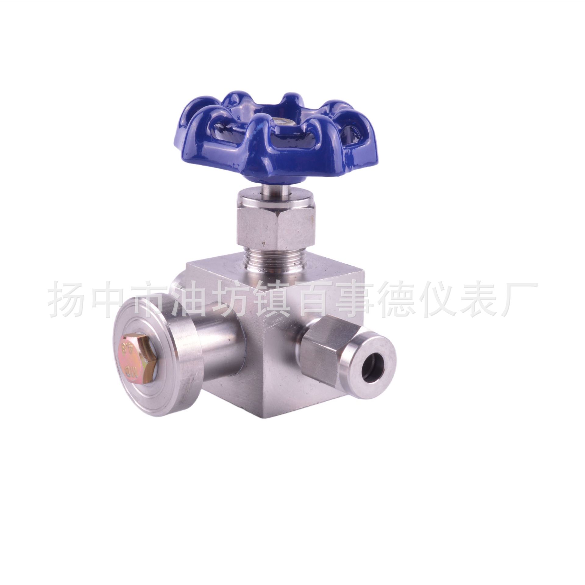 316不锈钢高压船用三通试验阀压力表根阀船用针型阀