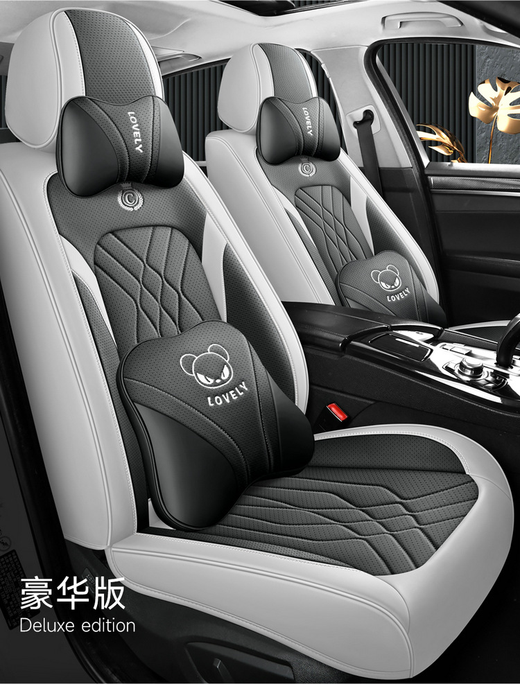 23 new all-inclusive full leather Four Seasons universal car seat cushion entity one-piece delivery wholesale export seat cushion seat cover