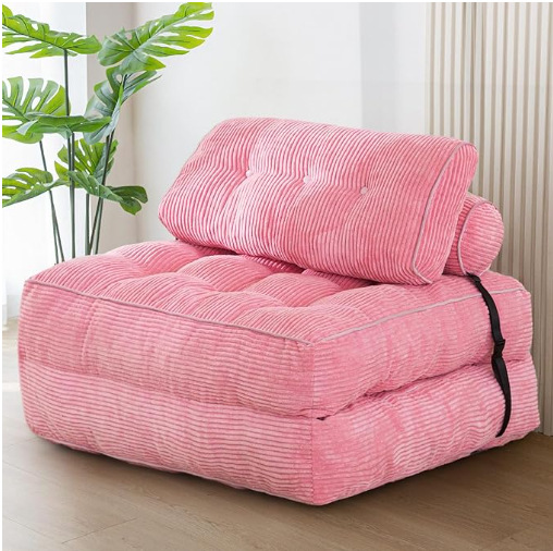Amazon explosión esponja comprimida sofá cama plegable doble cama individual pequeña casa sofá perezoso sala de estar