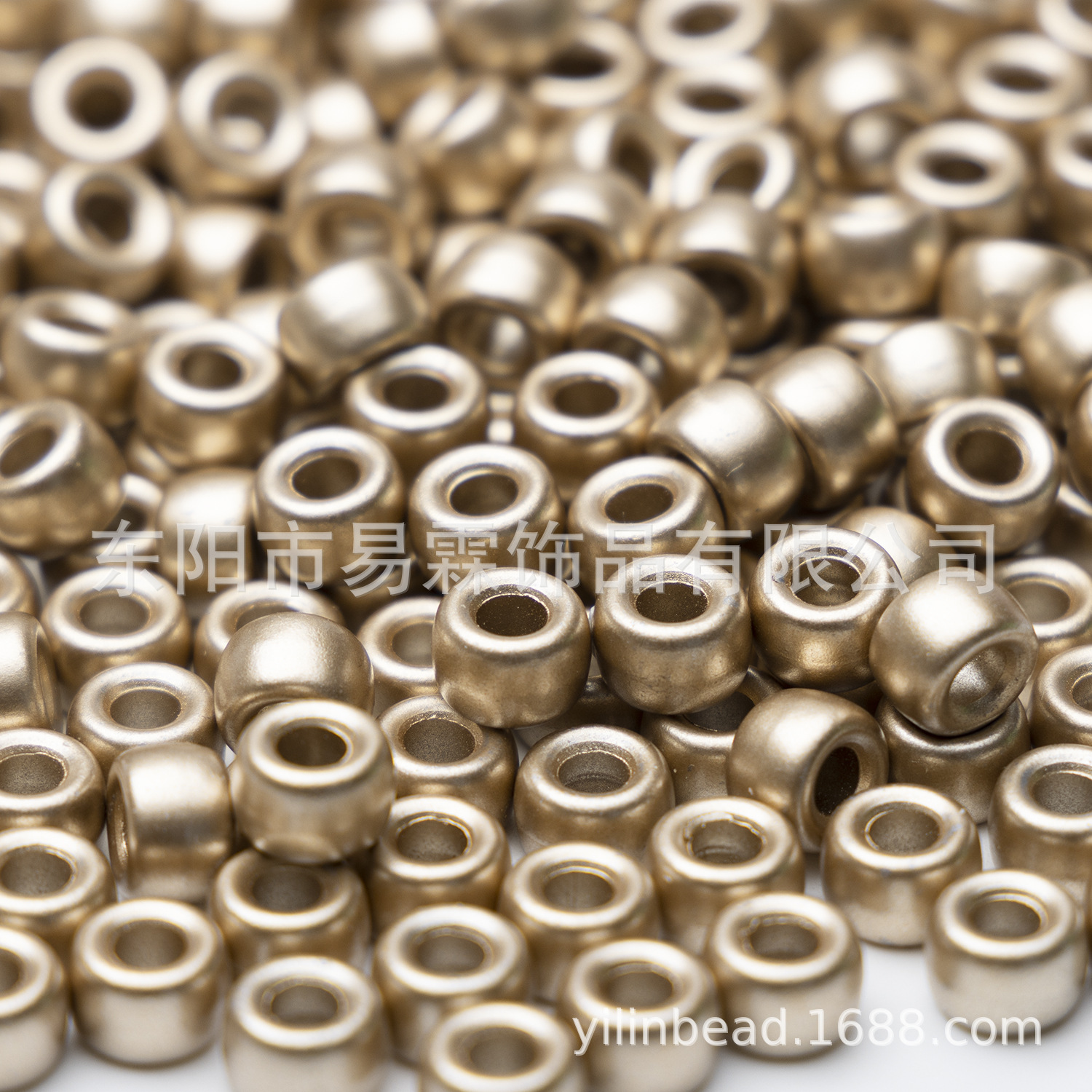 Material de bricolaje transfronterizo cuentas de barril cuentas sueltas cuentas de pony cuentas hechas a mano de agujeros grandes 6*9MM accesorios de joyería de color al por mayor