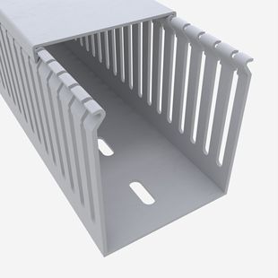 Pvc Wire Duct, Flame-Retardant, Surface-Mounted, Cable Management, Wiring, Plastic Electrical Wire, Anti-Trampling, Aesthetically Pleasing Wiring Duct
